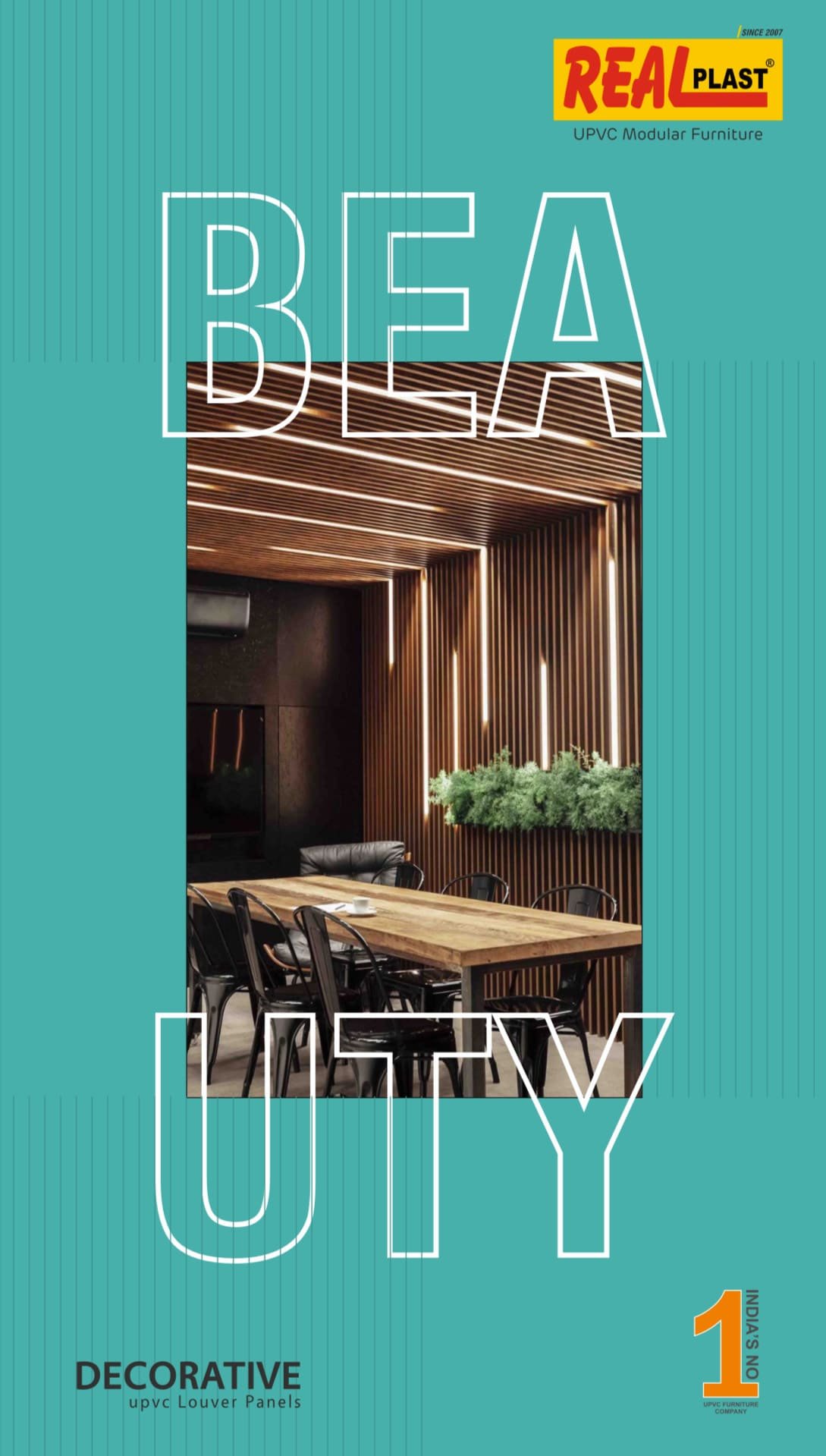 Real Plast-Real Louvers 23 mm